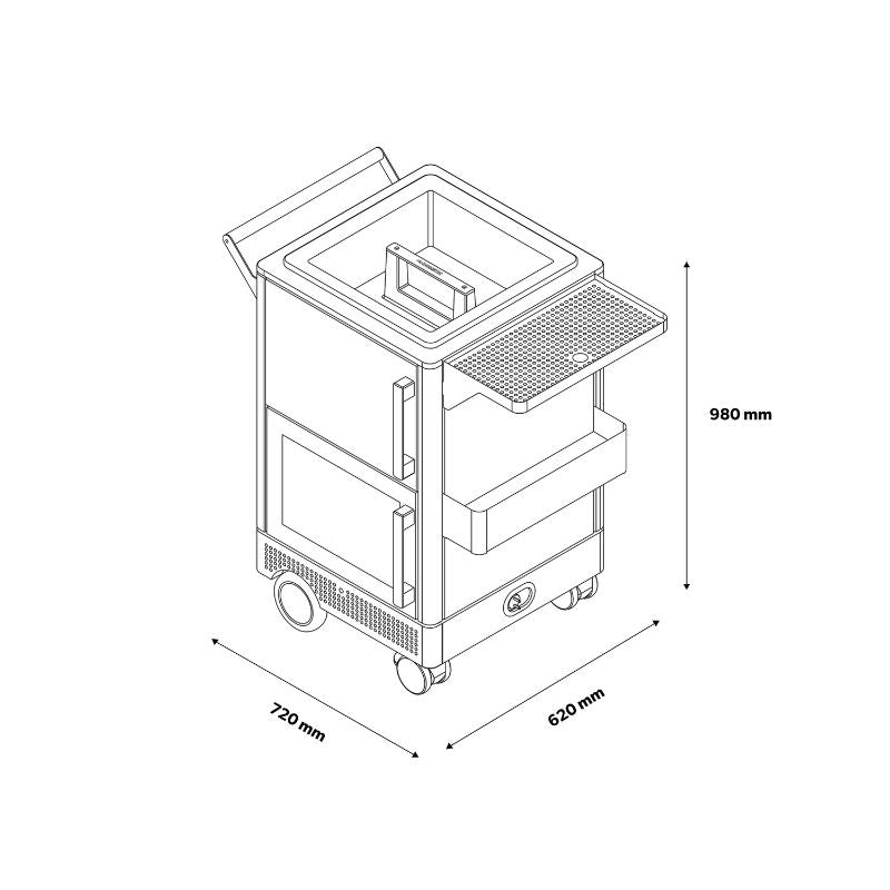 Dometic MoBar 300 S Single Zone Outdoor Mobile Bar