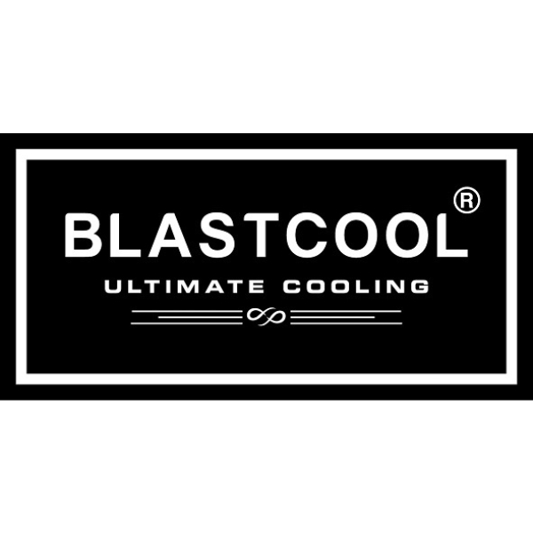 Blastcool Fridge Logo Black Background