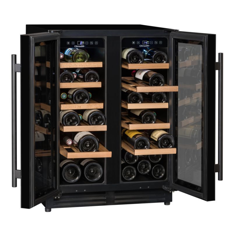 Climadiff Dual Zone Built-In Wine Cooler 40 Bottle - CBU40D1B