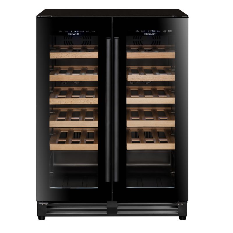 Climadiff Dual Zone Built-In Wine Cooler 40 Bottle - CBU40D1B