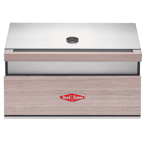 Beefeater BBQ 1500 3 Burner Built In Full Studio Straight Open Knobs