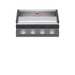 Beefeater BBQ 1600 4 Burner Built In Full Studio Closed Black