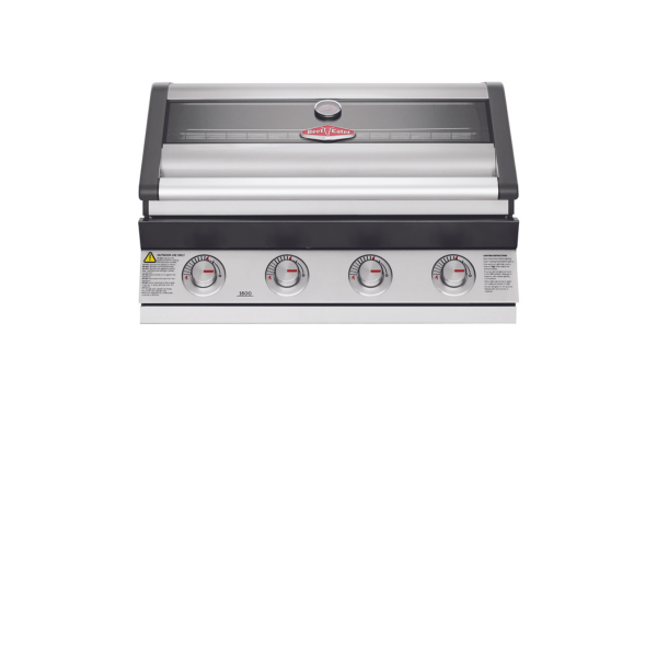 Beefeater BBQ 1600 4 Burner Built In Full Studio Closed Silver