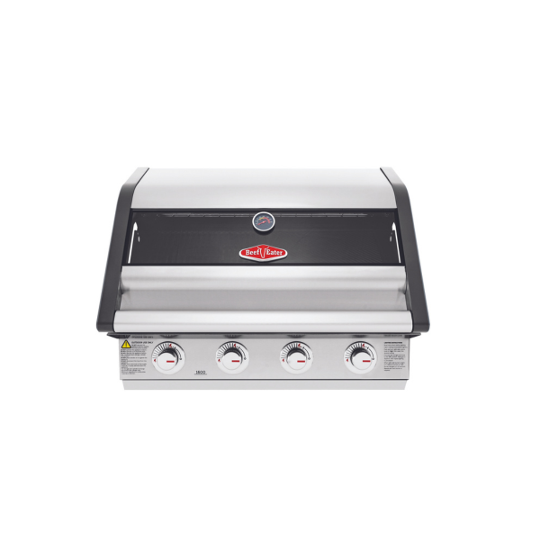 Beefeater BBQ 1600 Series 4 Burner Built In Full Studio High Closed Silver