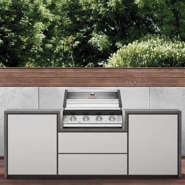 Beefeater 1600 4 Burner Built In Outside Silver