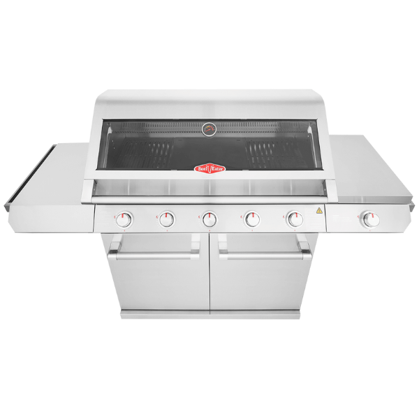 Beefeater BBQ 7000 Series Classic 5 Burner BBQ Side Burner Trolley Full Studio High Closed