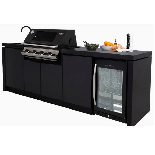 Beefeater Classic Outdoor Kitchen 4 Burner 3000 BBQ Side 