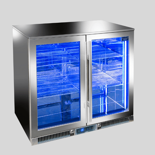 Blastcool XP2 Outdoor Fridge Double Door Full Studio Empty Blue