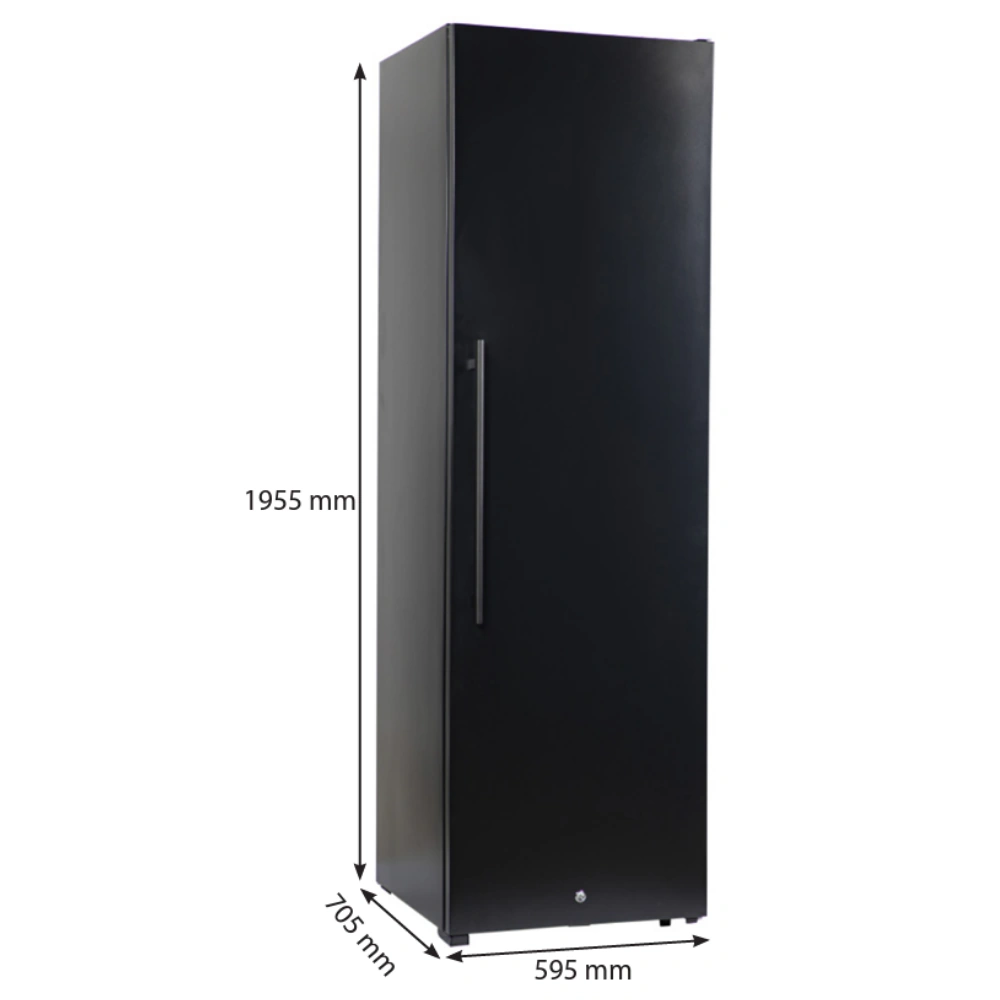 Cavecool Single Zone Passion Mica Black Solid Door 248 bottles - CC248S-SD-1