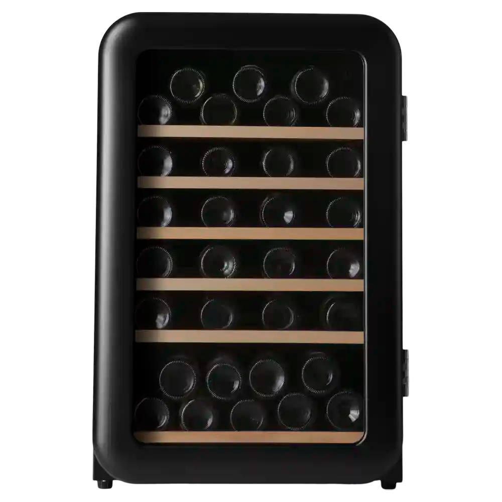 Cavecool Single Zone Retro Apatite Black 49 bottles - CC130SB