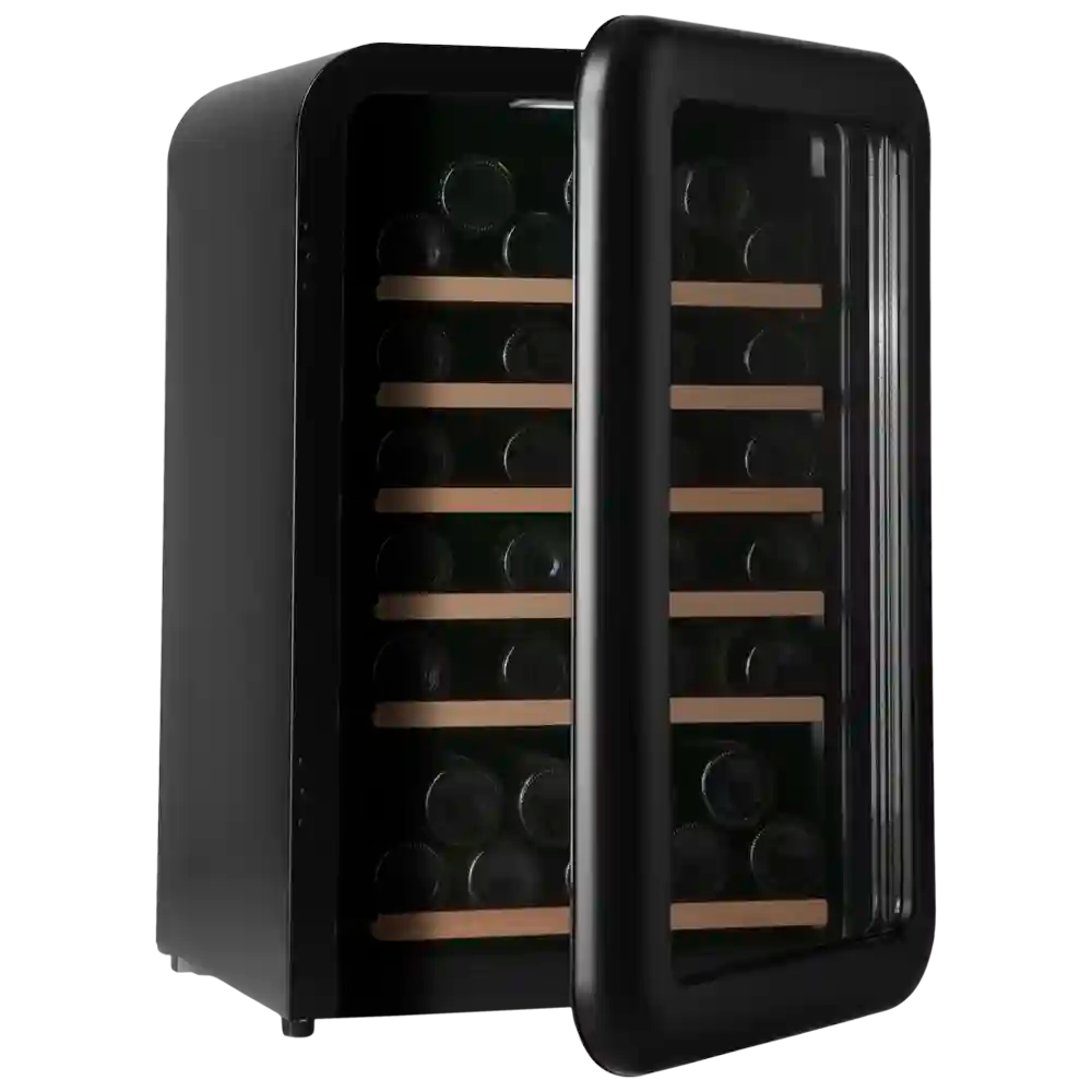 Cavecool Single Zone Retro Apatite Black 49 bottles - CC130SB