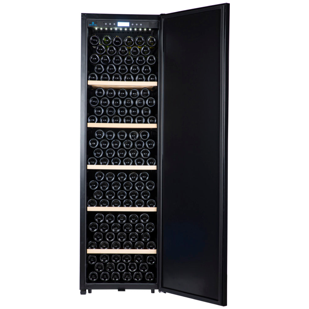 Cavecool Single Zone Passion Mica Black Solid Door 248 bottles - CC248S-SD-1