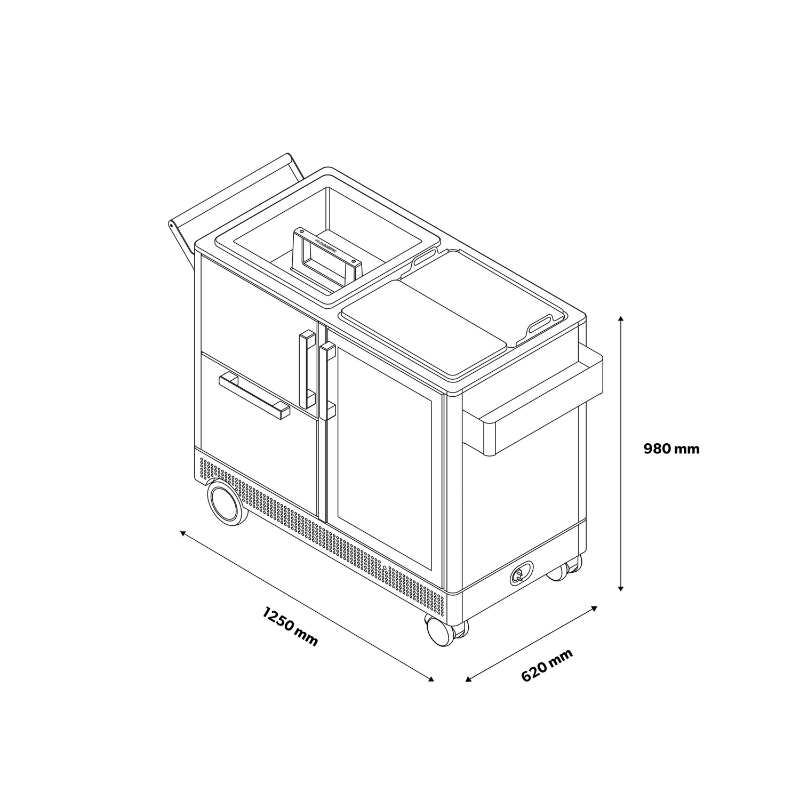 DOMETIC MOBAR 550S MASTER DIMENSIONS