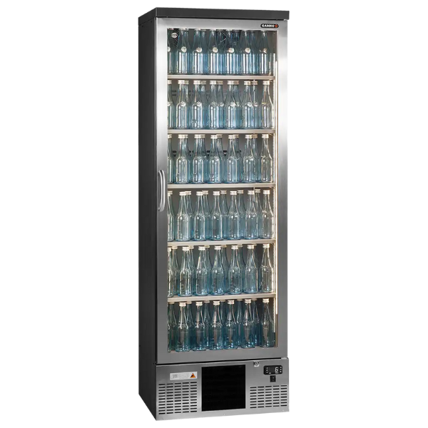 Gamko Bar Fridge Cooler Tall Single Door Glass MG3/300GCS FULL STUDIO