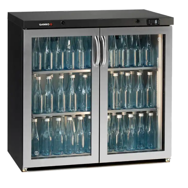 Gamko Bottle Cooler Double Door Glass MG3/250GCS FULL STUDIO