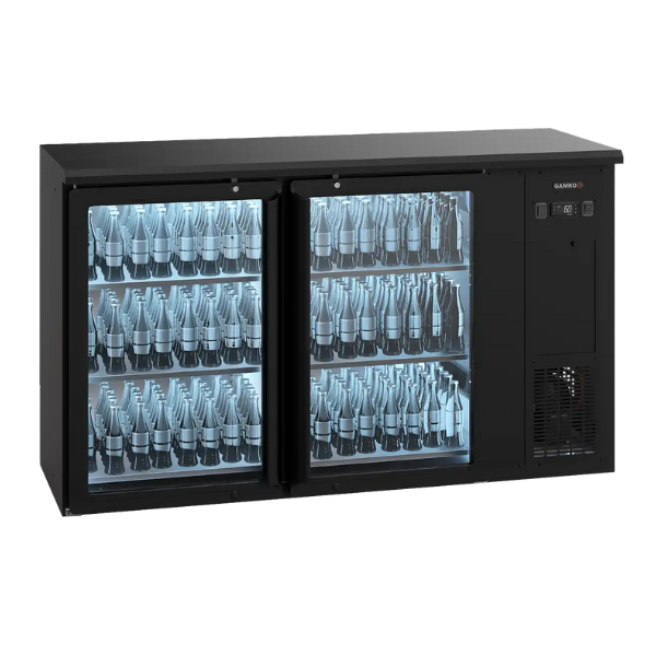 Gamko Bottle Cooler Undercounter Double Door Glass E3/22GMU84