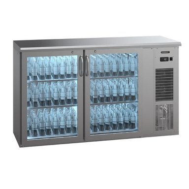 Gamko Bottle Cooler Undercounter Double Door Glass E3/22GMUS84