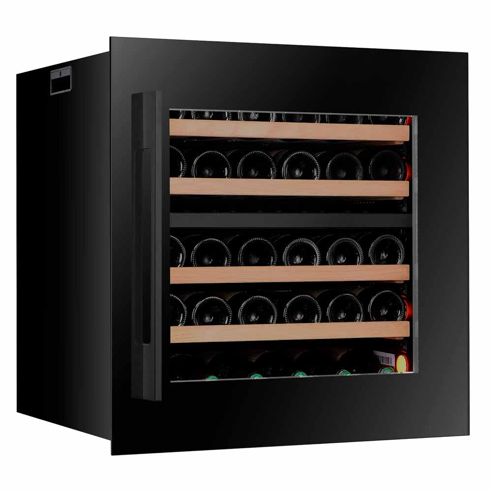 Pevino Majestic 30 Bottle Dual Zone Integrated Black - PI30D-B