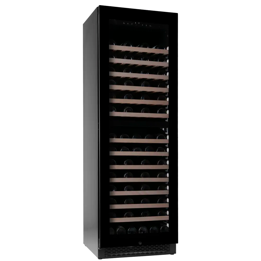 Pevino Majestic 96 bottles Dual Zone Black Glass Front - PNG122D-HHB