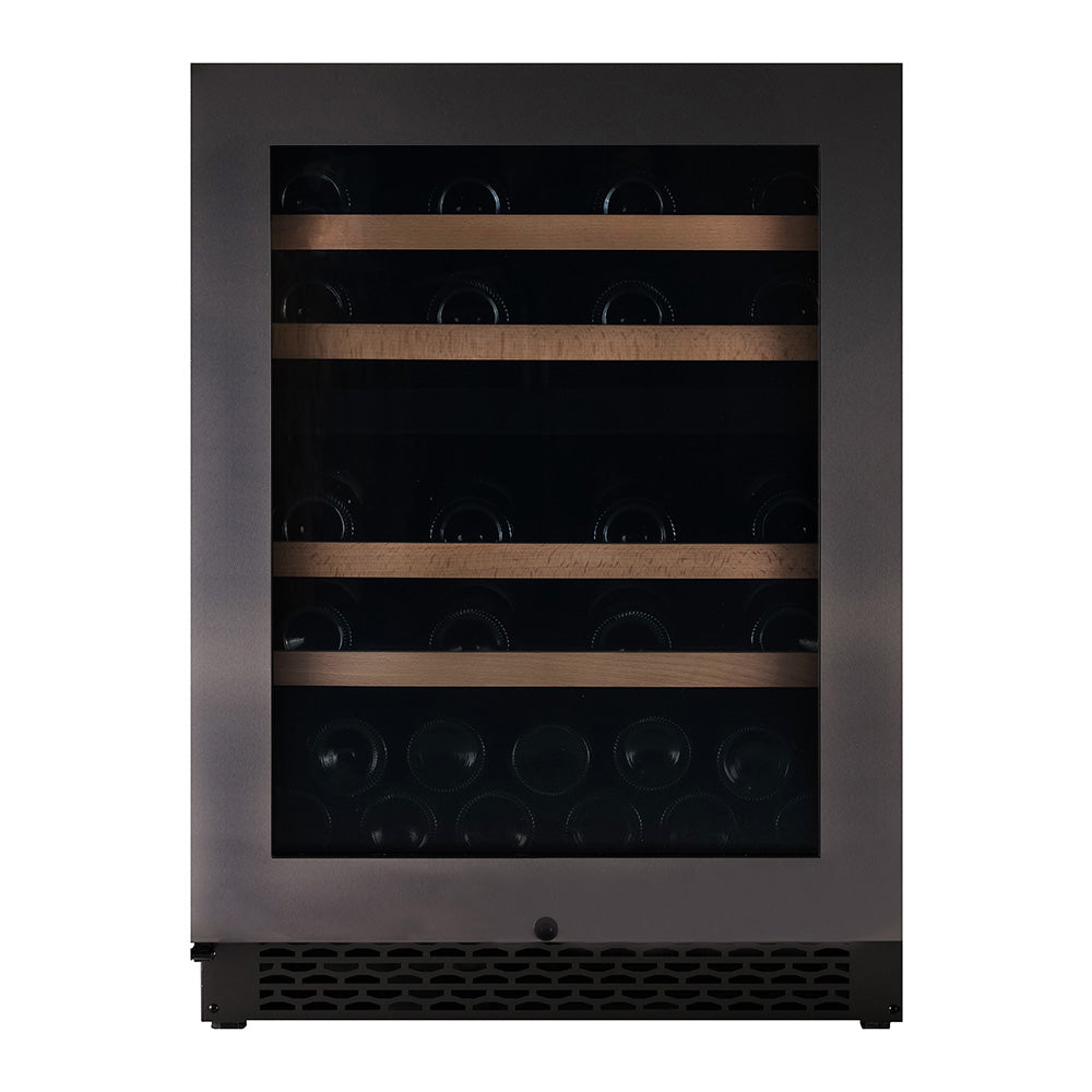 Pevino Majestic 39 Bottle Dual Zone Black Steel - PNG46D-HHBS