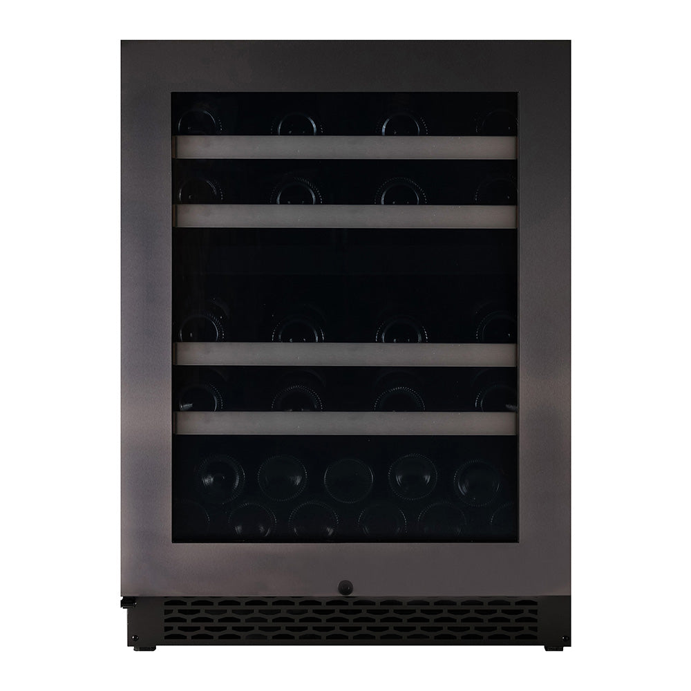 Pevino Majestic 39 Bottle Dual Zone Black Steel - PNG46D-HHBS