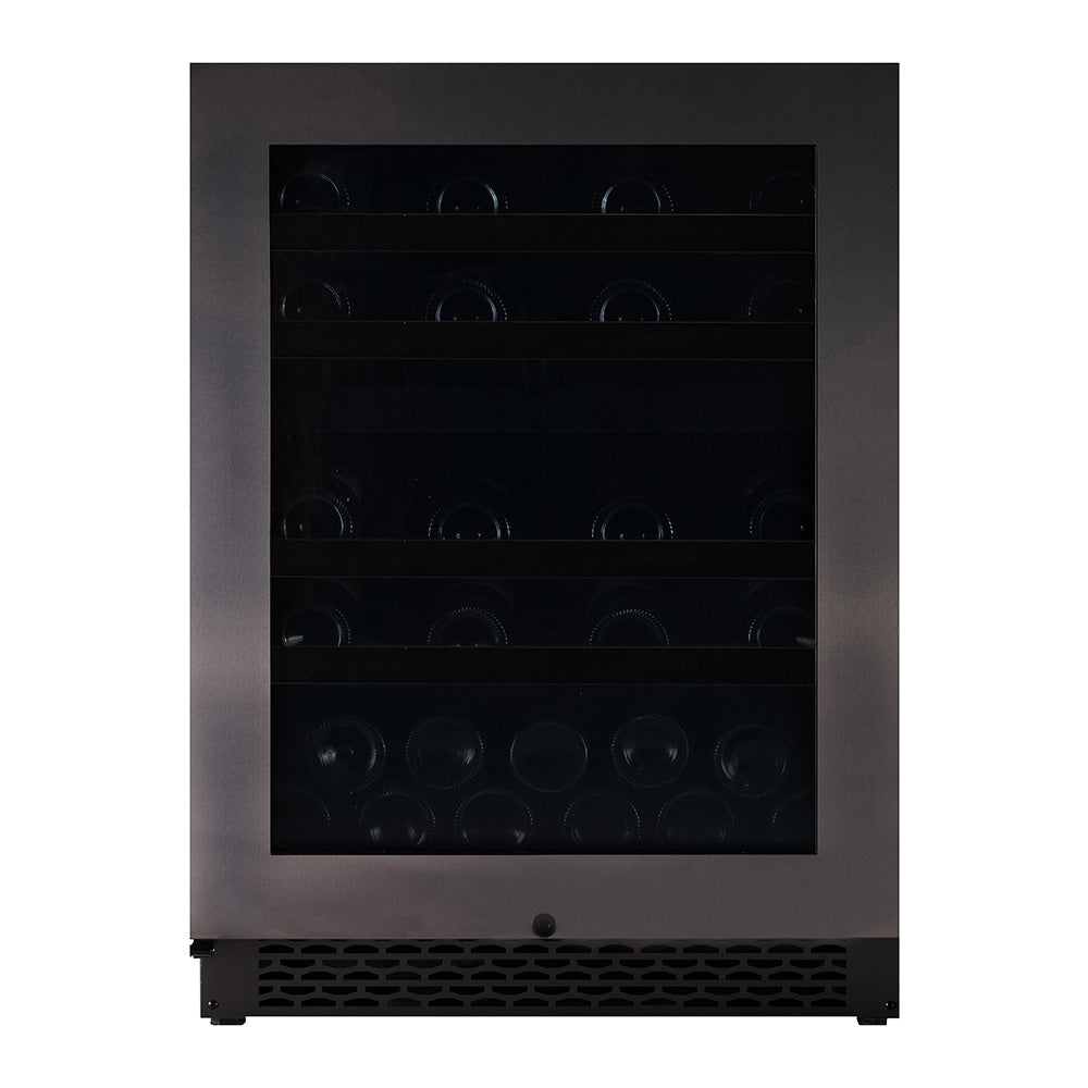 Pevino Majestic 39 Bottle Dual Zone Black Steel - PNG46D-HHBS