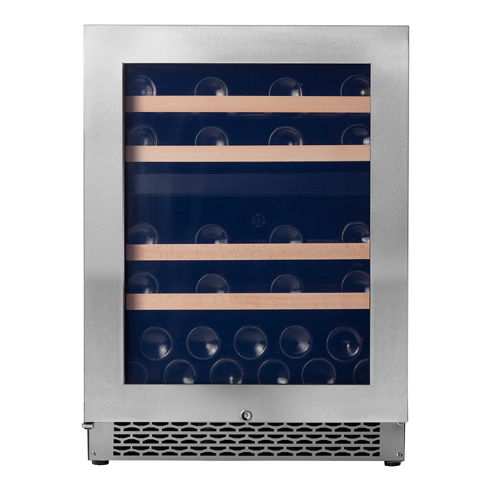 Pevino Dual Zone Majestic Stainless Steel 39 Bottle - PNG46D-HHSS