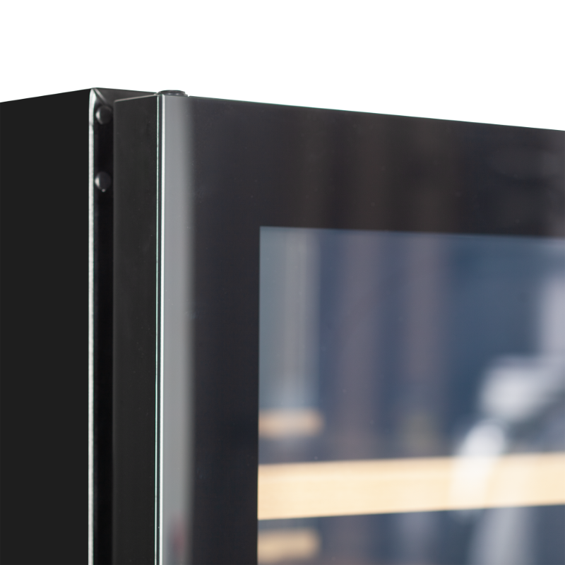RHINO WINE FRIDGE 595t DUAL ZONE UPRIGHT FULL STUDIO DOOR FRAME