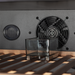 RHINO WINE FRIDGE 595t DUAL ZONE UPRIGHT FULL STUDIO FAN FILTER HUMIDITY