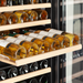 RHINO WINE FRIDGE 595t DUAL ZONE UPRIGHT FULL STUDIO SHELF PULL OUT