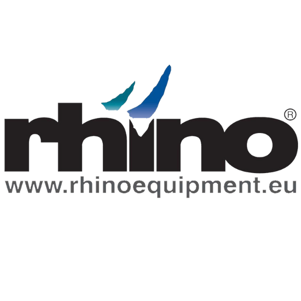 Rhino Bar Fridge COLD 1350 Silver Rhino Logo Colour