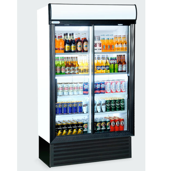 Staycold Fridge HD1140 Large Double Glass Door Bottle Cooler